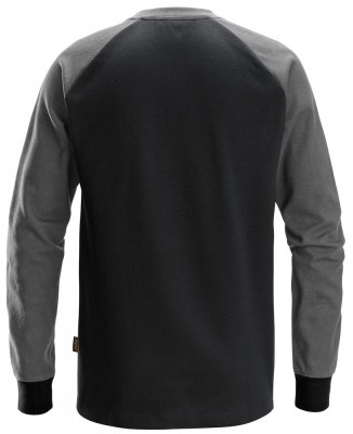 Bluza 2840 dwukolorowa kol. black/steel grey rozm. XL SNICKERS WORKWEAR (nr kat. 28400458007)