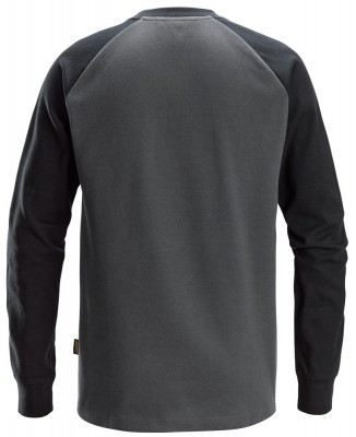 Bluza 2840 dwukolorowa kol. steel grey/black rozm. S SNICKERS WORKWEAR (nr kat. 28405804004)