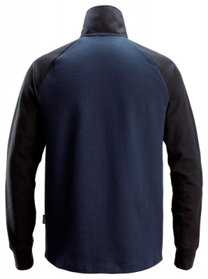 Bluza 2841 dwukolorowa z krótkim suwakiem kol. navy/black rozm. M SNICKERS WORKWEAR (nr kat. 28419504005)