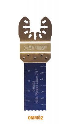 Brzeszczot do drewna 22 x 48 mm 5 szt. HCS uchwyt uniwersalny CMT (nr kat. OMM02-X5)