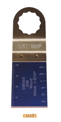 Brzeszczot uniwersalny 28 x 48 mm BIM uchwyt SuperCut i Vecturo CMT (nr kat. OMS11-X1)