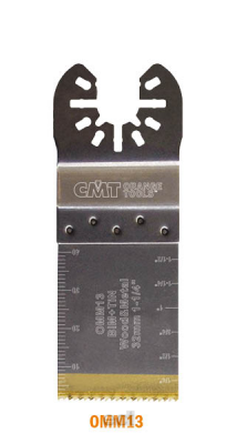 Brzeszczot uniwersalny 32 x 40 mm BIM TIN uchwyt uniwersalny CMT (nr kat. OMM13-X1)