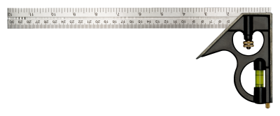 Kątownik stalowy z poziomicą 400 mm IRIMO (nr kat. 993-400-1)