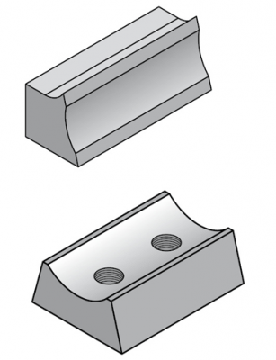 Frez prosty na płytki wymienne fi 10 mm x 30 mm trzpień fi 12,7 mm HM CMT (nr kat. 651.701.11)