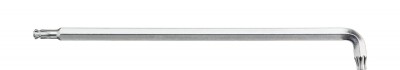 Klucz imbusowy TORX T5 x 72 mm końcówka kulista SREBRO TYTANOWE 10 szt. WIHA (nr kat. 40966)