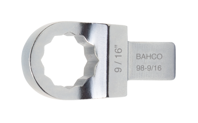 Końcówka oczkowa 17 mm złącze prostokątne 9x12 mm Bahco (nr kat. 98-17)