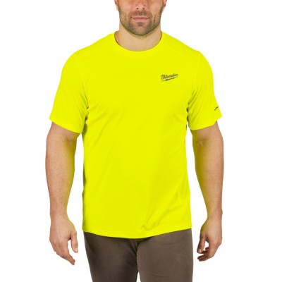 Koszulka lekka z krótkim rękawem rozm. "XL" żółta WORKSKIN MILWAUKEE (nr kat. 4932493076)