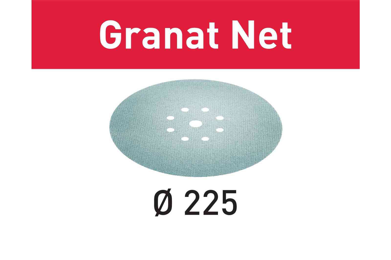 Krążki ścierne z włókniny Granat Net STF D225 P180 GR NET/25 FESTOOL (nr kat. 203316)