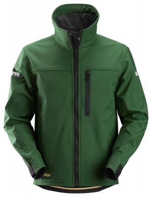 Kurtka 1200 softshell AllroundWork kol. forest green/black rozm. L SNICKERS WORKWEAR (nr kat. 12003904006)