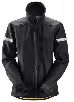 Kurtka 1207 damska softshell AllroundWork kol. black/black rozm. L SNICKERS WORKWEAR (nr kat. 12070404006)