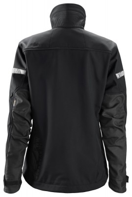 Kurtka 1207 damska softshell AllroundWork kol. black/black rozm. L SNICKERS WORKWEAR (nr kat. 12070404006)