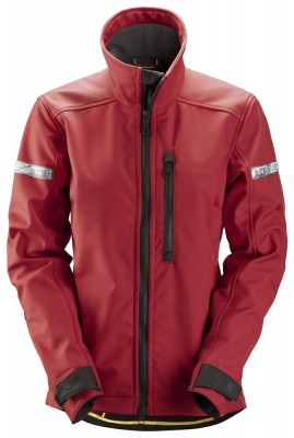 Kurtka 1207 damska softshell AllroundWork kol. chili red/black rozm. L SNICKERS WORKWEAR (nr kat. 12071604006)