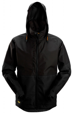 Kurtka 1304 przeciwdeszczowa shell, AllroundWork kol. black/black rozm. XXL SNICKERS WORKWEAR  (nr kat. 13040404008)