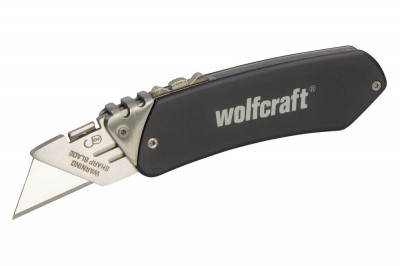Nóż składany z aluminium WOLFCRAFT (nr kat. 4124000)