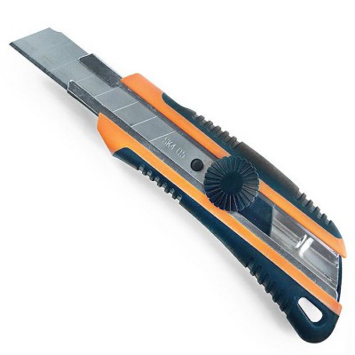 Nóż wysuwany z ostrzem łamanym 18 mm SoftGrip STACO (nr kat. 46052)