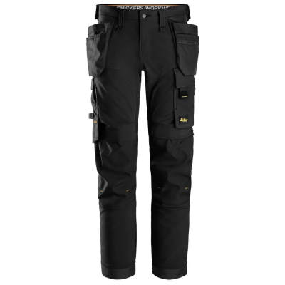 Spodnie 6275 Soft Shell Stretch AllroundWork kol. black/black rozm. 50 SNICKERS WORKWEAR (nr kat. 62750404050)
