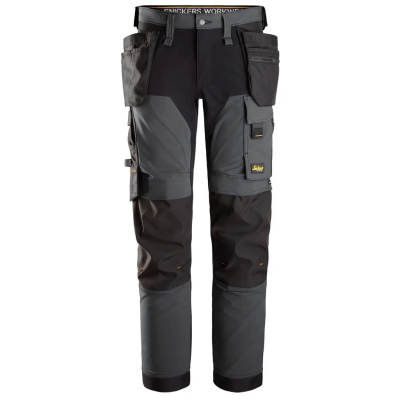 Spodnie 6275 Soft Shell Stretch AllroundWork kol. steel grey/black rozm. 52 SNICKERS WORKWEAR (nr kat. 62755804052)