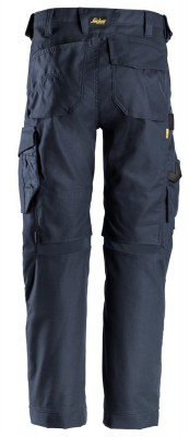 Spodnie 6324 Canvas+ stretch AllroundWork kol. navy/navy rozm. 48 SNICKERS WORKWEAR (nr kat. 63249595048)