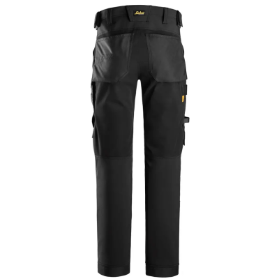 Spodnie 6375 Soft Shell Stretch AllroundWork kol. black/black rozm. 62 SNICKERS WORKWEAR (nr kat. 63750404062)