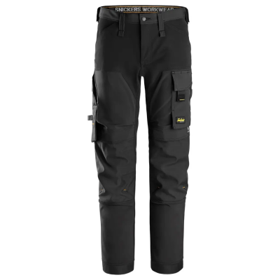 Spodnie 6375 Soft Shell Stretch AllroundWork kol. black/black rozm. 54 SNICKERS WORKWEAR (nr kat. 63750404054)