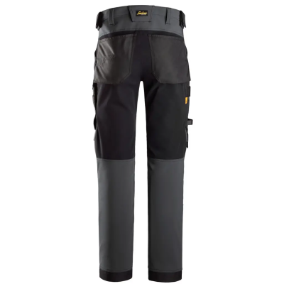 Spodnie 6375 Soft Shell Stretch AllroundWork kol. steel grey/black rozm. 60 SNICKERS WORKWEAR (nr kat. 63755804060)