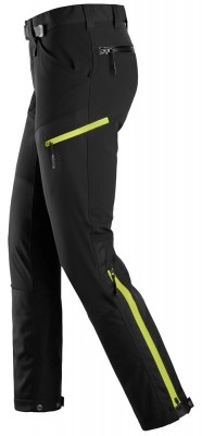 Spodnie 6948 softshell stretch FlexiWork kol. black/neon yellow rozm. 44 SNICKERS WORKWEAR (nr kat. 69480467044)