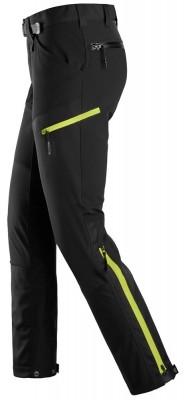 Spodnie 6948 softshell stretch FlexiWork kol. black/neon yellow rozm. 50 SNICKERS WORKWEAR (nr kat. 69480467050)