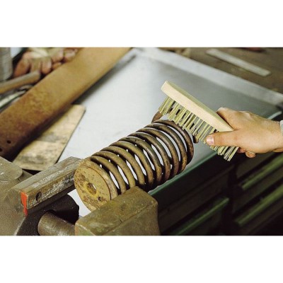 Szczotka ręczna 5-rzędowa 205 mm drut powlekany mosiądzem WOLFCRAFT (nr kat. 2721000)
