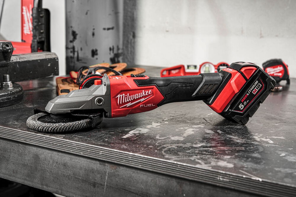 Cordless angle grinders battery operated 18V MILWAUKEE M18 FSAGF125XB-OX