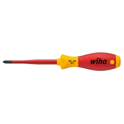 Wkrętak izolowany VDE Phillips PH1 x 80 mm SoftFinish slimFix WIHA (nr kat. 10136)