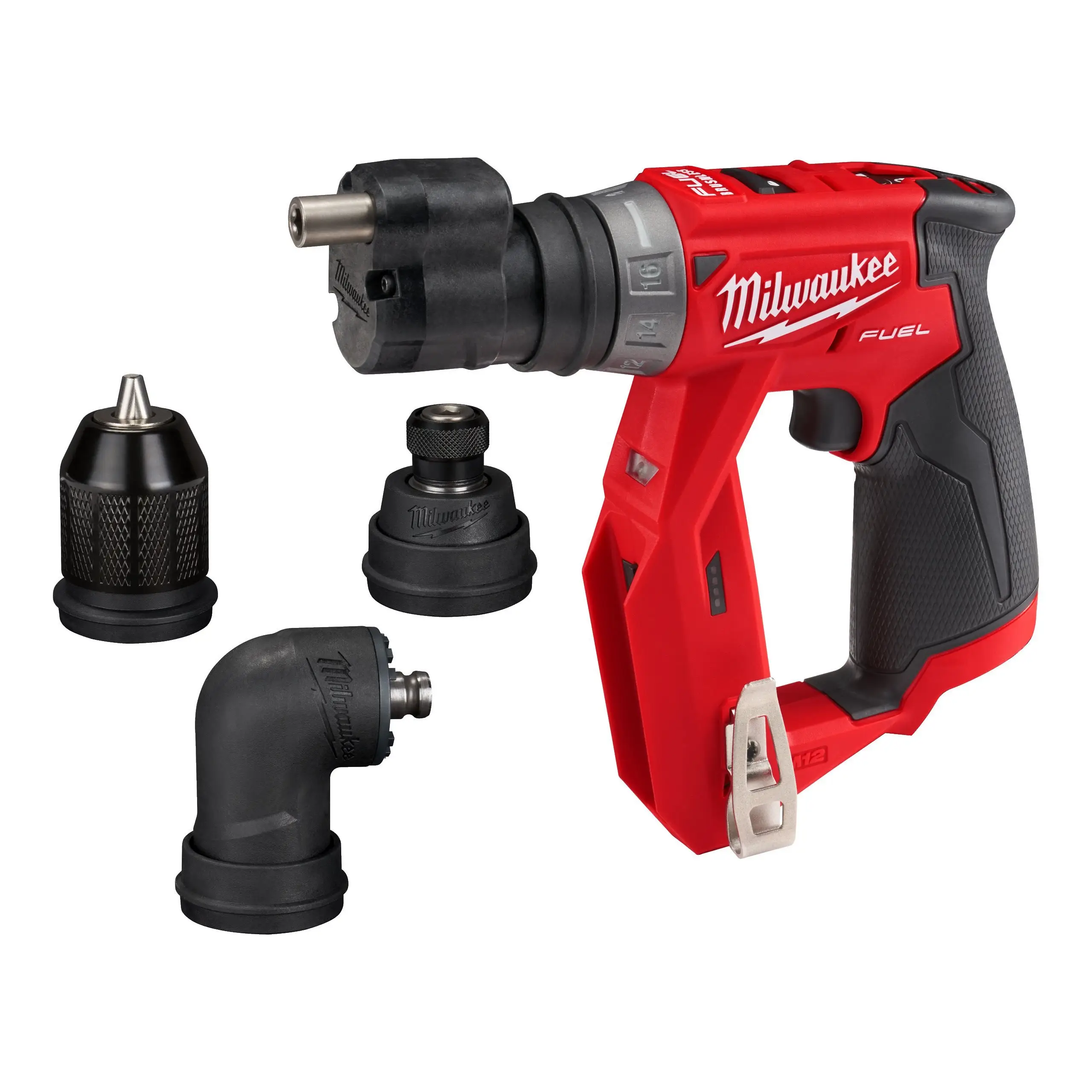 Wiertarko-wkrętarka akumulatorowa 34 Nm z wymiennym uchwytem M12 FUEL™ FDDXKIT
