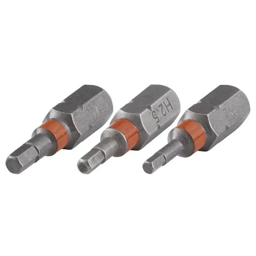 Bit HEX 2, 2,5, 3x25 mm 3 szt. WOLFCRAFT (nr kat. 1339000)