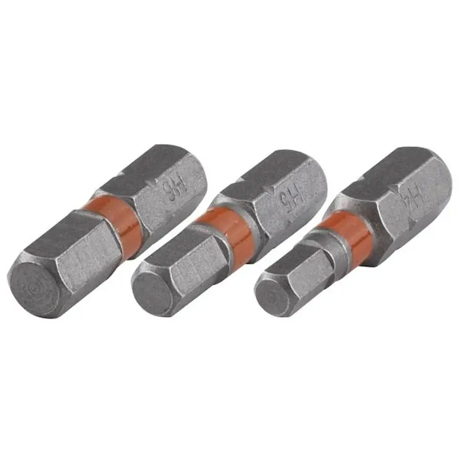 Bit HEX 4, 5, 6x25 mm 3 szt. WOLFCRAFT (nr kat. 1340000)