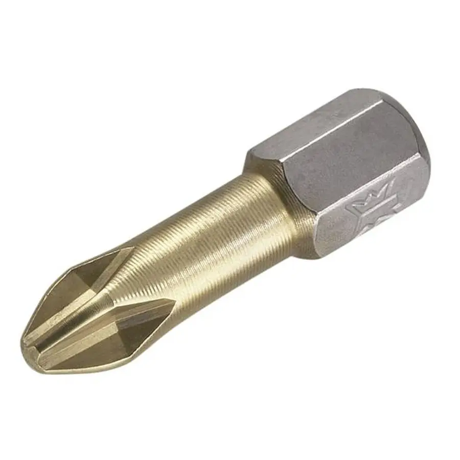 Bit Phillips PH1 x 25 mm 2 szt. TIN WOLFCRAFT (nr kat. 1322000)