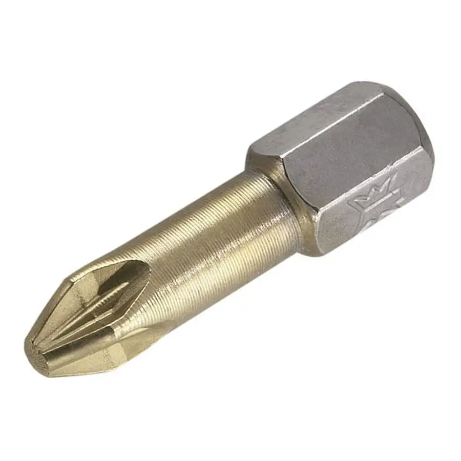 Bit Pozidriv PZ2 x 25 mm 2 szt. TIN WOLFCRAFT (nr kat. 1326000)