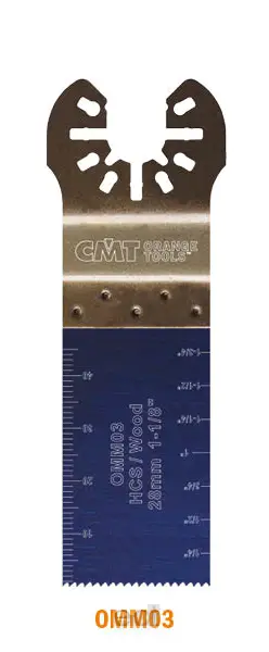 Brzeszczot do drewna 28 x 48 mm 50 szt. HCS uchwyt uniwersalny CMT (nr kat. OMM03-X50)