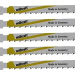 Brzeszczot do drewna 75 mm 5 szt. WOLFCRAFT (nr kat. 2365000)