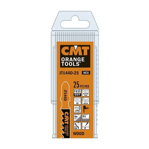 Brzeszczot do drewna 75 mm 6 TPI 25 szt. CMT (nr kat. JT144D-25)