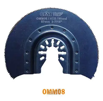 Brzeszczot promieniowy do drewna 87 mm HCS uchwyt uniwersalny CMT (nr kat. OMM08-X1)