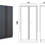 Zestaw mebli warsztatowych systemu C45PRO-X + wózek 268 narzędzi + fotel biurowy obrotowy BETA (nr kat. 045000001)