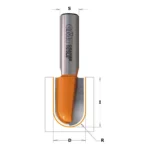 Frez do korytek i czasz fi 9,5 mm x 6,4 mm trzpień fi 6 mm CMT (nr kat. 714.095.11)