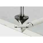 Frez do płyt gipsowo-kartonowych HW S8 D32/90° FESTOOL (nr kat. 491001)