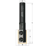Frez prosty na płytki wymienne fi 16 mm x 28,3 mm trzpień fi 12 mm HM CMT (nr kat. 654.161.11)