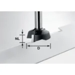 Frez wyrównując S8 HW OFK FESTOOL (nr kat. 500368)