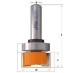 Frez z łożyskiem do płaszczyzn fi 38,1 mm x 15,8 mm trzpień fi 12 mm HM CMT (nr kat. 952.504.11B)