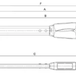 Klucz dynamometryczny 130-650 Nm ze złączem okrągłym 22 mm Bahco (nr kat. 75S-650)