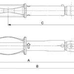 Klucz dynamometryczny 4-20 Nm ze złączem prostokątnym 9×12 mm Bahco (nr kat. 74P9-20)