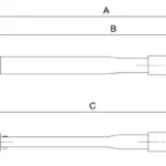 Klucz dynamometryczny elektroniczny 1/2” 20-200 Nm ze złączem prostokątnym 14×18 mm Bahco (nr kat. IZO-D-200)