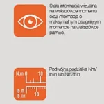 Klucz dynamometryczny zegarowy 3/4” 160-800 Nm Bahco (nr kat. 7454-800E)