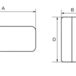 Końcówka do spawania złącze prostokątne 24×32 mm Bahco (nr kat. 24W)